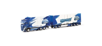 Herpa 320092 - H0 - Scania Schwedenkombi CR 20 Ristimaa